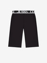 Versace Jeans Couture Schwarze kurze Damen-Leggings Versace Jeans Couture
