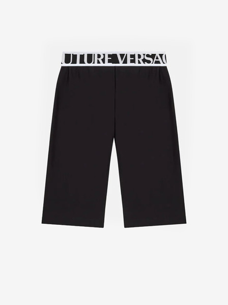 Versace Jeans Couture Schwarze kurze Damen-Leggings Versace Jeans Couture