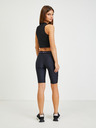 Versace Jeans Couture Schwarze kurze Damen-Leggings von Versace Jeans Couture