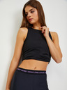 Versace Jeans Couture Schwarze kurze Damen-Leggings von Versace Jeans Couture