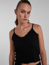 Pieces Schwarzes Damen-Top Pieces Nukisa