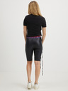 Versace Jeans Couture Schwarze kurze Damen-Leggings von Versace Jeans Couture