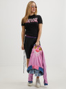 Versace Jeans Couture Schwarze kurze Damen-Leggings von Versace Jeans Couture