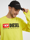 Diesel Diesel Gelbes Langarm-T-Shirt für Männer
