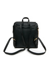 Orsay Schwarzer Damen-Rucksack mit Krokodil-Muster ORSAY