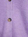 ONLY CARMAKOMA Hellviolette gerippte Damenstrickjacke ONLY CARMAKOMA Clare