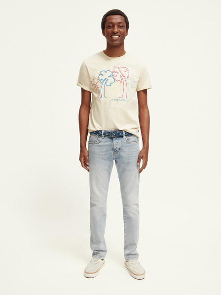 Scotch & Soda Dunkelblauer Herren Ledergürtel Scotch & Soda
