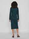 Vila Dunkelgrünes Basic-Midikleid für Damen VILA Armerone