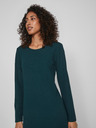 Vila Dunkelgrünes Basic-Midikleid für Damen VILA Armerone