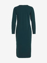 Vila Dunkelgrünes Basic-Midikleid für Damen VILA Armerone