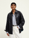 Scotch & Soda Schwarze Damen Lederjacke Scotch & Soda