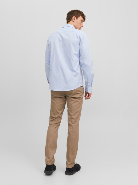 Jack & Jones Hellblaues Jack & Jones Label-Hemd für Herren