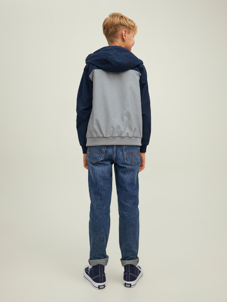 Jack & Jones Graue und dunkelblaue Jack & Jones Rush-Jungenjacke