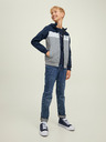 Jack & Jones Graue und dunkelblaue Jack & Jones Rush-Jungenjacke