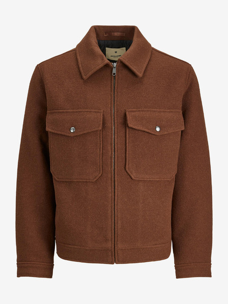 Jack & Jones Braune Jack & Jones Baxter Herren-Wolljacke