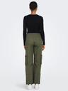 ONLY Schwarz Damen Cropped Rippstrick Pullover ONLY Karol
