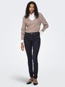 ONLY Beigefarbene gestreifte Damen-Strickjacke ONLY Atia