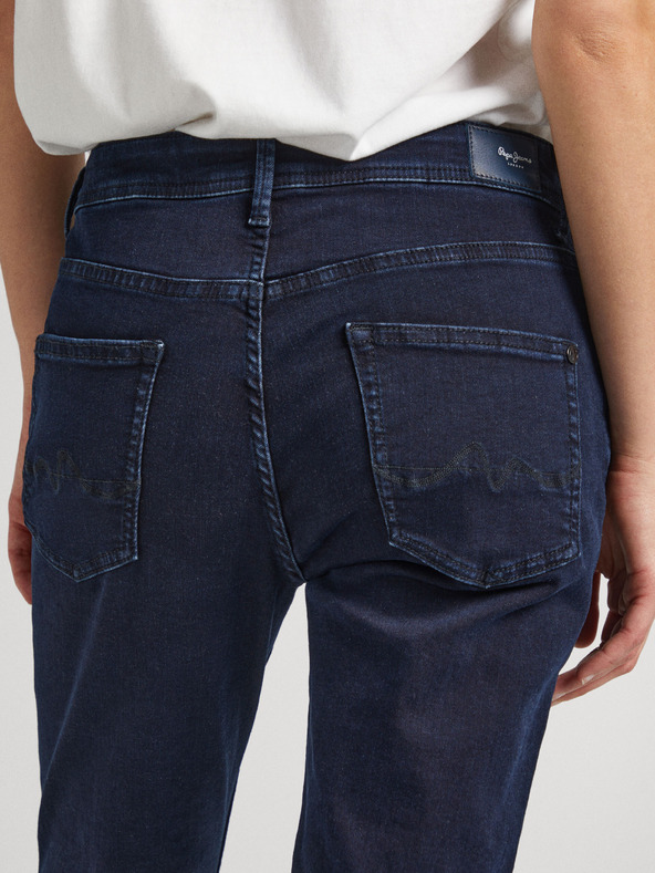 Pepe Jeans Dunkelblaue Straight Fit Damenjeans Pepe Jeans Violet