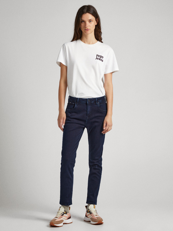 Pepe Jeans Dunkelblaue Straight Fit Damenjeans Pepe Jeans Violet