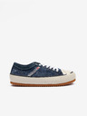 Diesel Blaue Herren-Sneakers mit Details aus Wildleder Diesel Principia