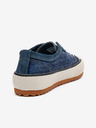 Diesel Blaue Herren-Sneakers mit Details aus Wildleder Diesel Principia