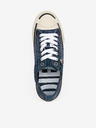 Diesel Blaue Herren-Sneakers mit Details aus Wildleder Diesel Principia