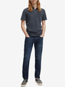 Scotch & Soda Dunkelblaues Herren-Polohemd Scotch & Soda Garment Dye