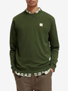 Scotch & Soda Dunkelgrünes Herren-Sweatshirt Scotch & Soda Essentials