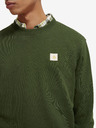 Scotch & Soda Dunkelgrünes Herren-Sweatshirt Scotch & Soda Essentials
