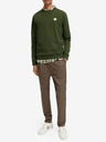 Scotch & Soda Dunkelgrünes Herren-Sweatshirt Scotch & Soda Essentials