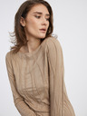 AWARE by VERO MODA Beigefarbenes gemustertes Damen-T-Shirt AWARE von VERO MODA Gudrun