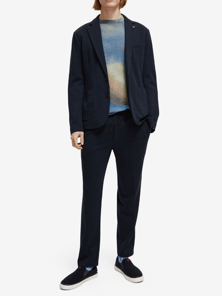 Scotch & Soda Dunkelblaue Herren Scotch & Soda The Finch Hose aus Wollmischung