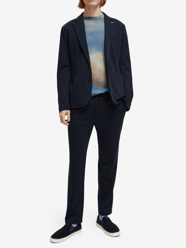 Scotch & Soda Dunkelblaue Herren Scotch & Soda The Finch Hose aus Wollmischung