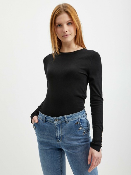 Orsay Schwarzer leichter Damen-Pullover ORSAY