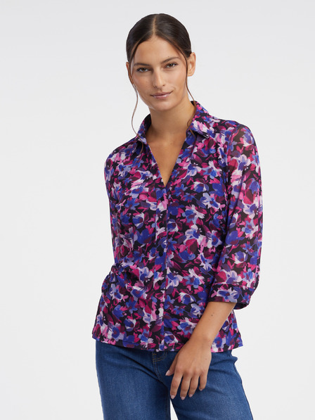 Orsay Lila Damenbluse ORSAY