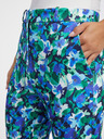 Orsay Grüne und blaue Damenhose mit Blumenmuster ORSAY
