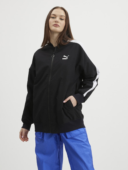 Puma Schwarzer Damenbomber Puma Classics in Übergröße