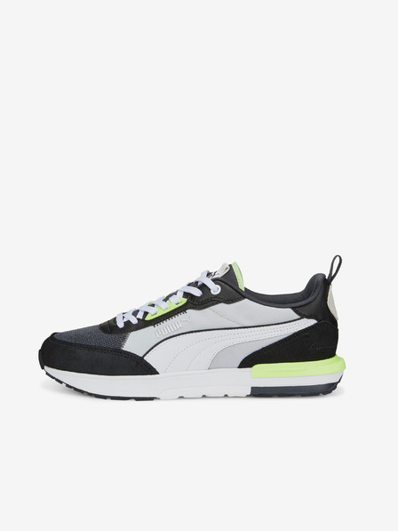 Puma Grau-schwarze Puma R22 Herren-Sneaker