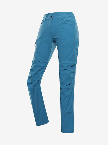 ALPINE PRO Blaue Outdoor-Hose für Damen mit abnehmbaren Beinen ALPINE PRO NESCA