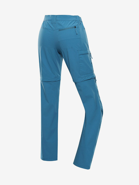 ALPINE PRO Blaue Outdoor-Hose für Damen mit abnehmbaren Beinen ALPINE PRO NESCA