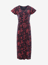 ALPINE PRO Rot-blaues geblümtes Damenkleid ALPINE PRO FANERA