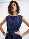 Orsay Dunkelblaues geblümtes Kleid für Damen ORSAY