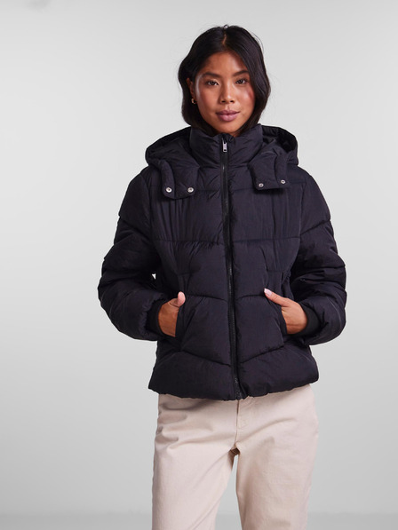 Pieces Pieces – Jamilla – Steppjacke in Schwarz