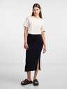 Pieces Schwarzer Damen Pullover Midirock Pieces Crista
