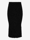 Pieces Schwarzer Damen Pullover Midirock Pieces Crista