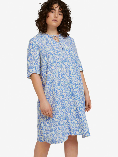 Tom Tailor Tom Tailor Blau geblümtes Kleid