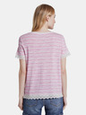 Tom Tailor Denim Rosa Gestreiftes Damenhemd Tom Tailor Denim