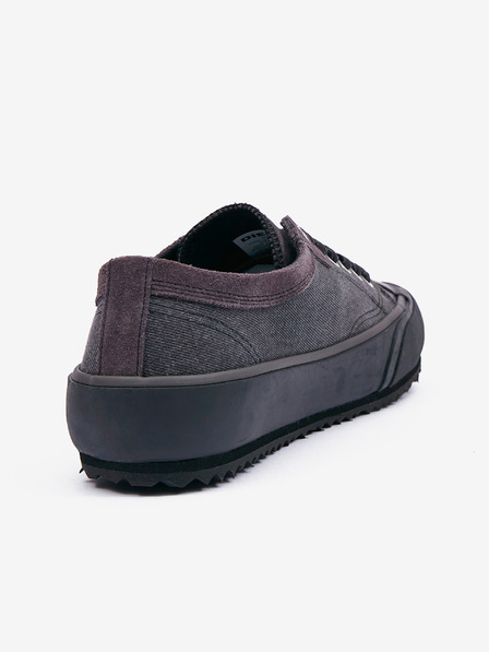 Diesel Dunkelgraue Turnschuhe mit Wildlederdetails Diesel Principia
