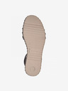 Tamaris Hellviolette Damen Ledersandalen Tamaris