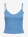 Pieces Blaues Damen-Tank-Top Pieces Nukisa